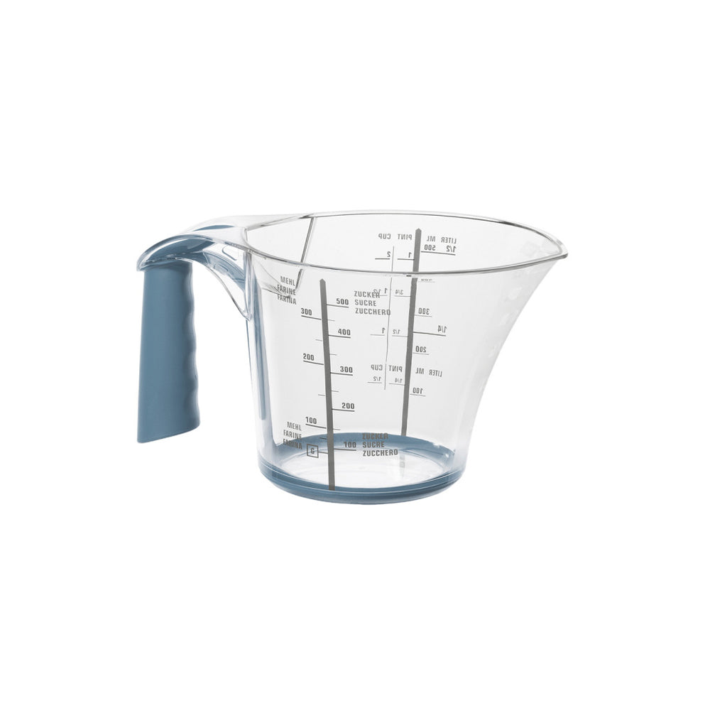 Rotho loft maatbeker 0,6l horizon blauwwit