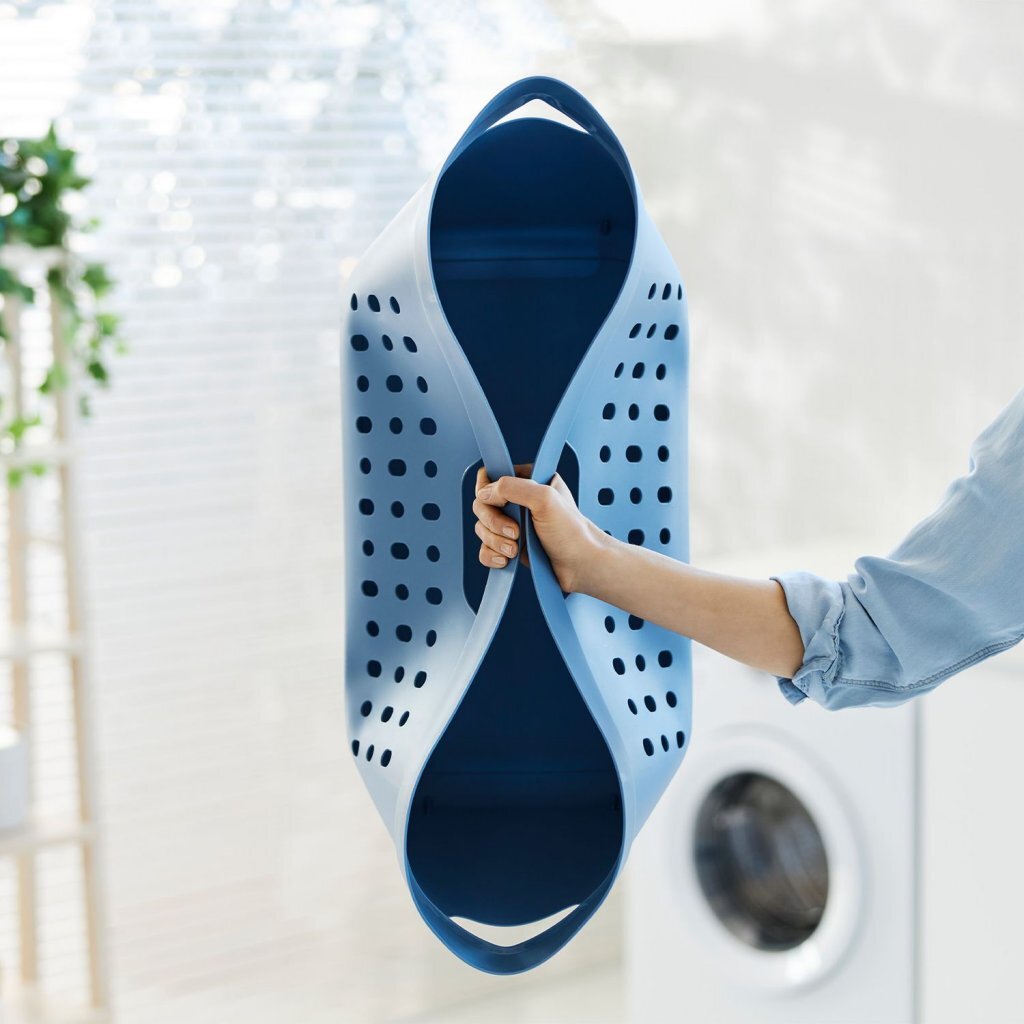 Rotho jona wasmand 39l horizon blauw