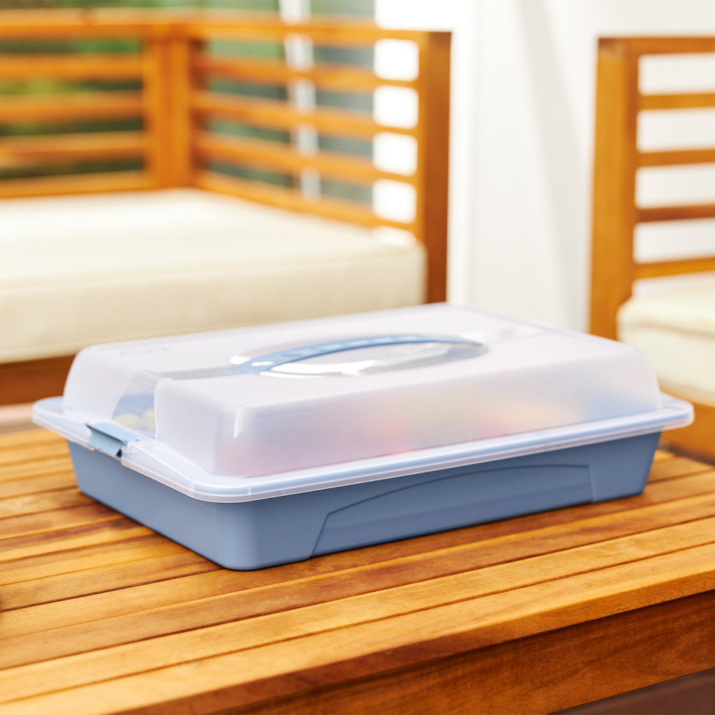 Rotho frisse partybutler serveertray cool horizon blauw