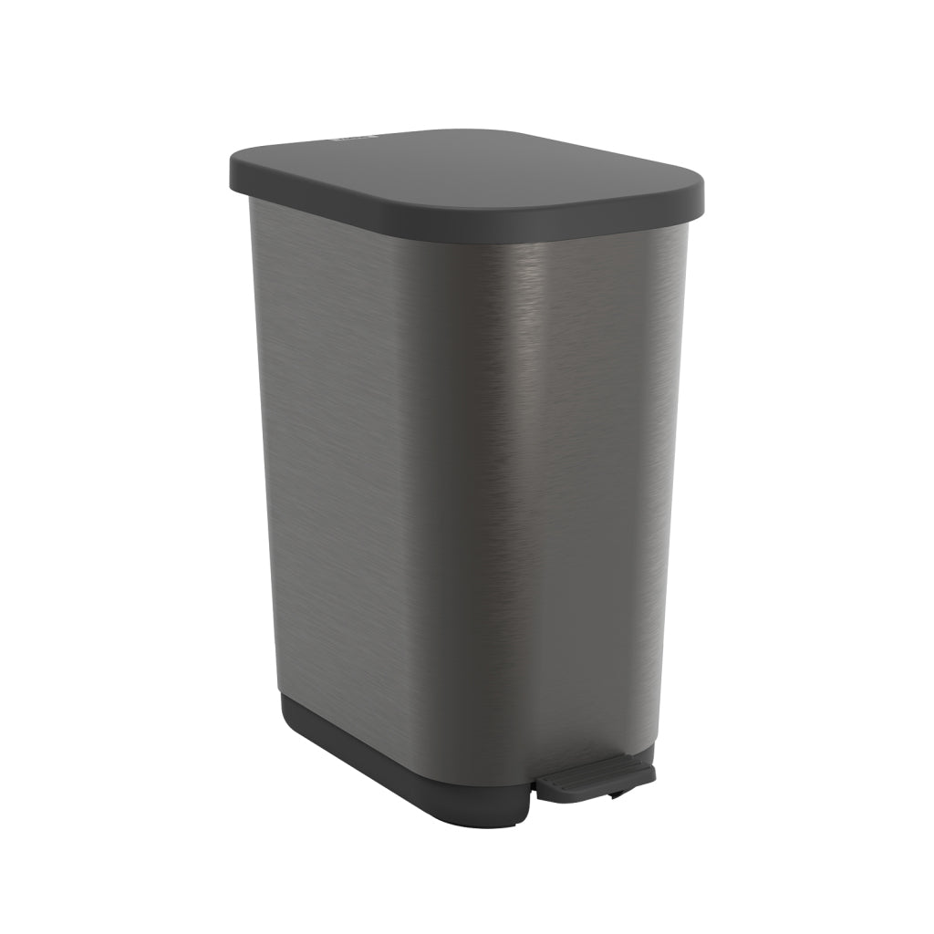 Rotho pedaalemmer ribo 35l zwart