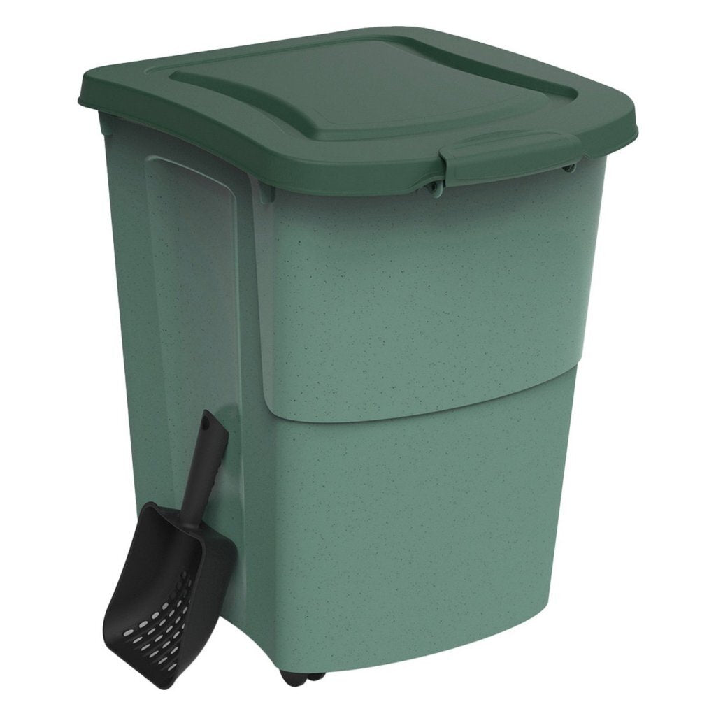 Rotho mypet voercontainer + schep 38l groen