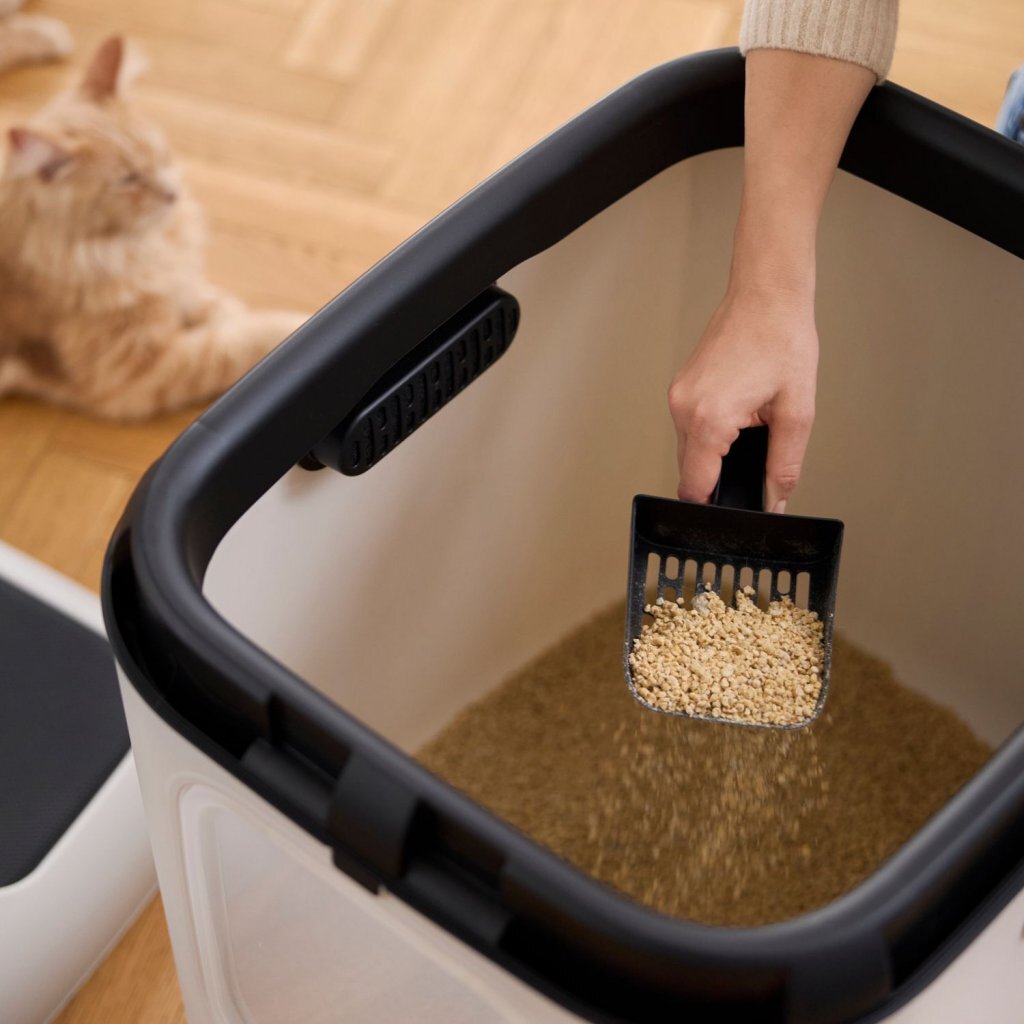 Rotho mypet biala xl kattenbak 61,4x49,2x57,6 cm wit