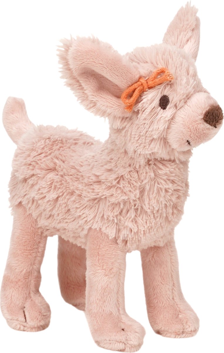 Happy horse hond dana knuffel 15 cm - roze - baby knuffel