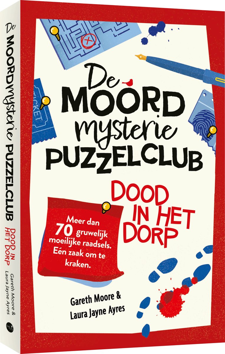 Mus de moordmysterie puzzelclub 1 – moord in het dorp - detective puzzelboek met 70+ breinbrekers