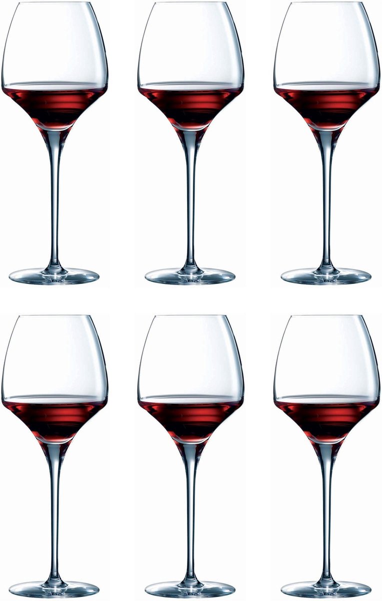 Chef sommelier open up wijnglas - rond - 400 ml - helder - set-6