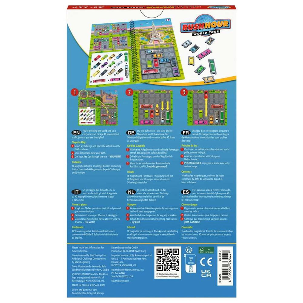 Ravensburger thinkfun rush hour world tour denkspel