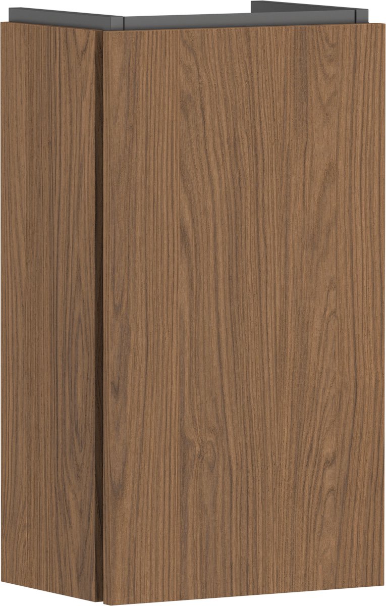 Hansgrohe xilesa e - badmeubel - 340 240mm maat - voor fontein - links scharnier - cashmere oak