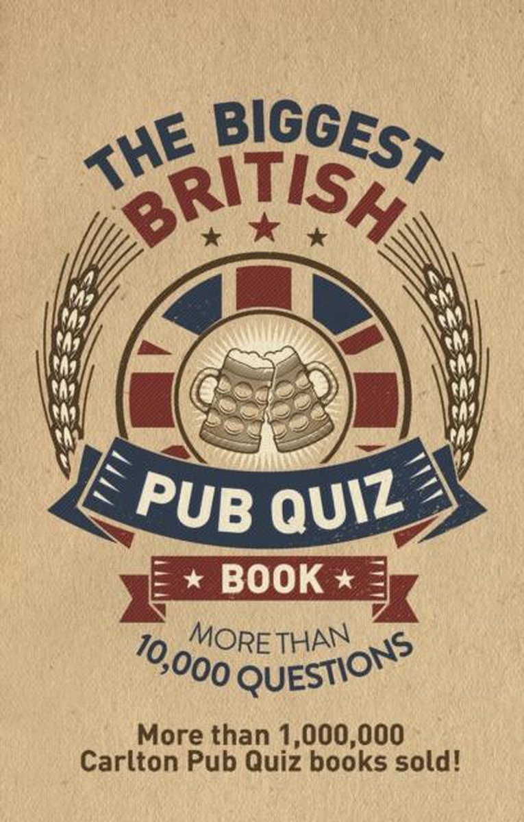 Biggest british pub quiz book