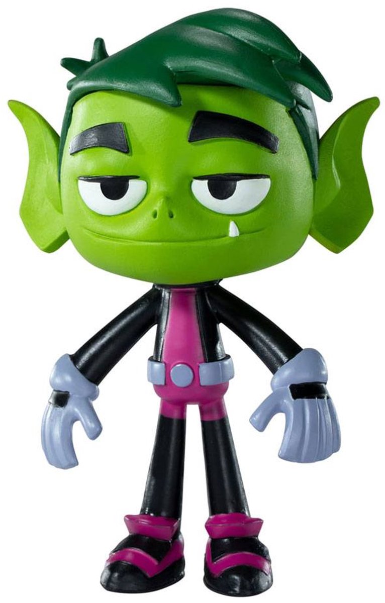 The noble collection dc comics: teen titans go - beast boy - mini bendyfigs