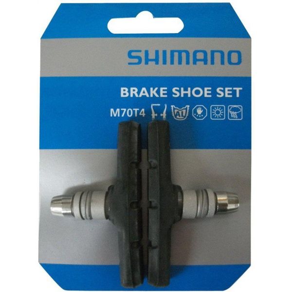 Brake pads M70T4 V-brake rubber black silver