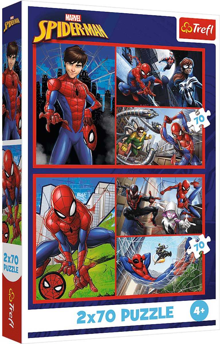 Trefl puzzel spiderman - disney marvel spider stories fsc mix 70%.
