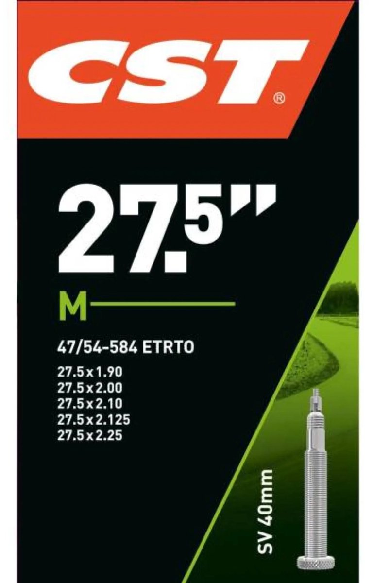 Chambre à air CST 27,5x1,75-2,10 ETRTO 47 54-584, Valve : française 40 mm