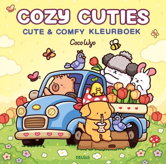 Deltas cozy cuties cute comfy kleurboek coco wyo