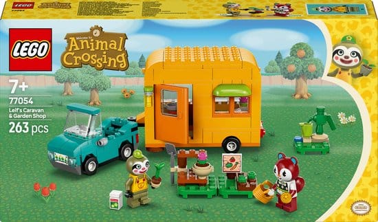 Lego animal crossing leifs caravan en tuinwinkel