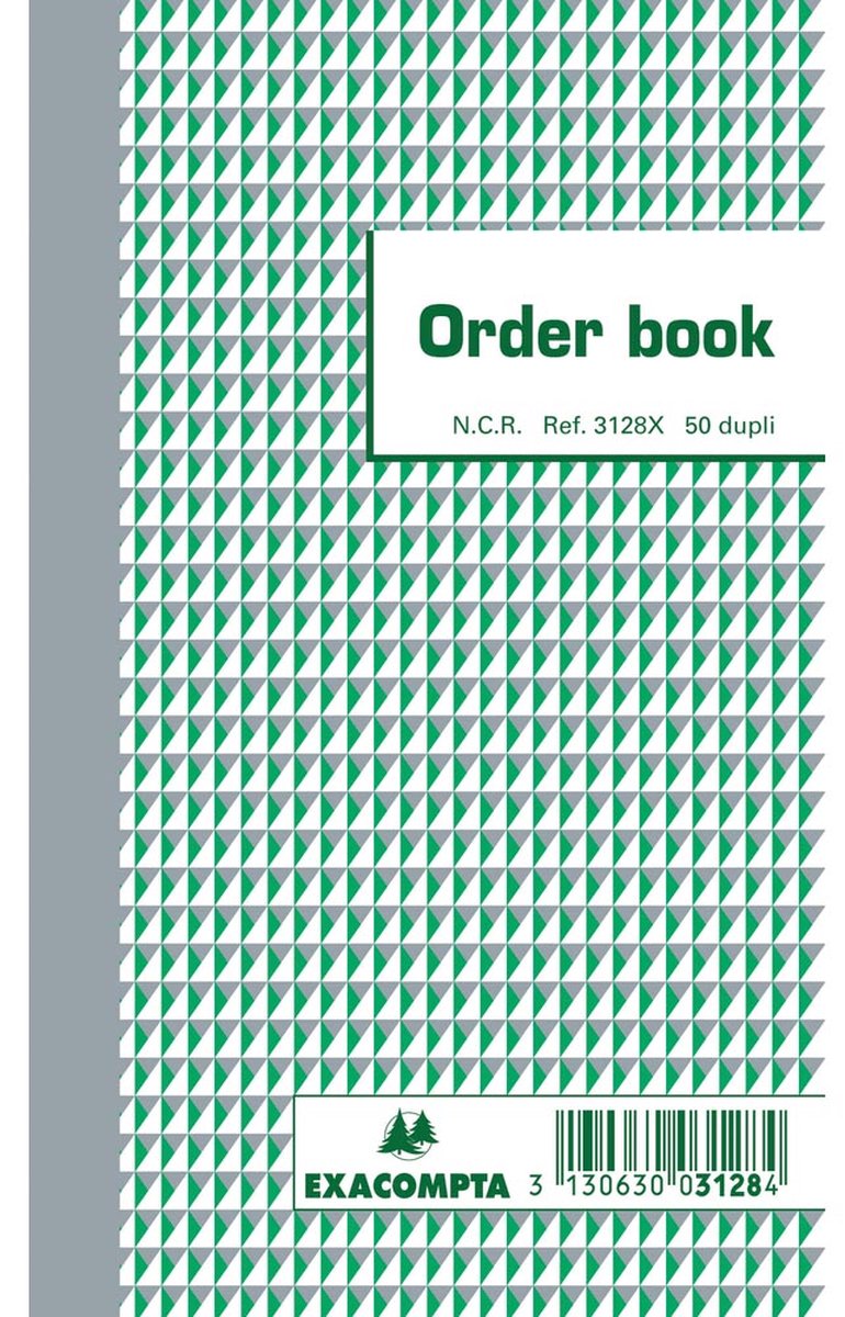 Exacompta orderboek 3128x - 175x105mm - 50x2v