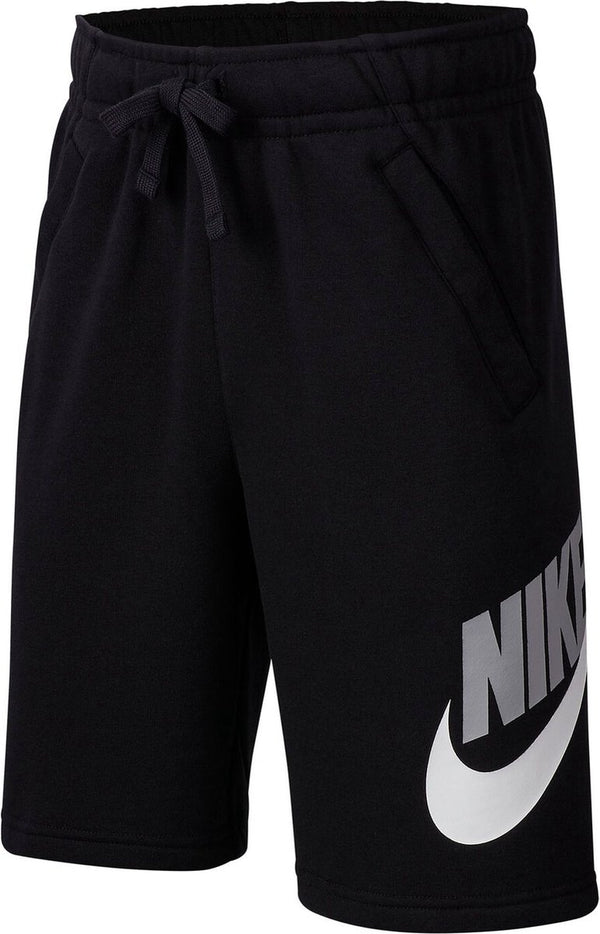 Nike b nsw club + hbr short ft jongens sportbroek - maat xs