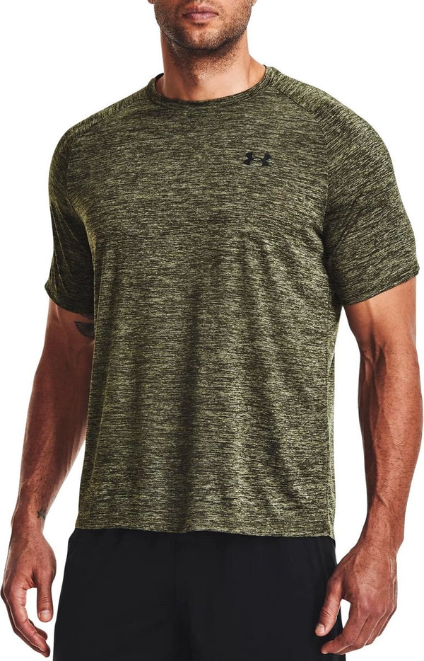 Under armour ua tech 2.0 ss tee-grn heren sportshirt - marine od groen - zwart xxl