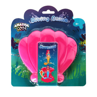 Amazing cool duik schelp met zeemeermin magic 2 assorti | 8 stuks