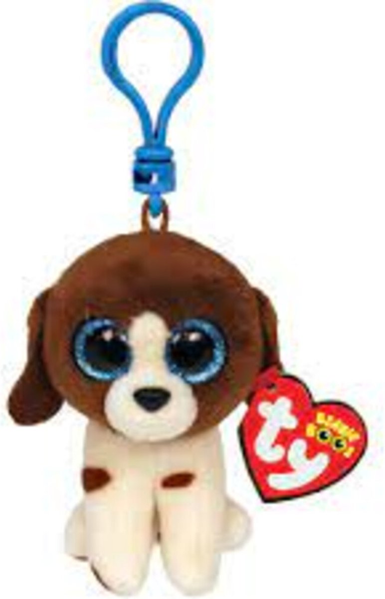 Ty Beanie Boo's clip Muddles Dog, 7 cm