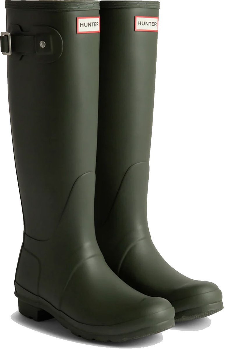 Hunter - regenlaarzen voor dames - original - hoog - olijfgroen - maat 42eu
