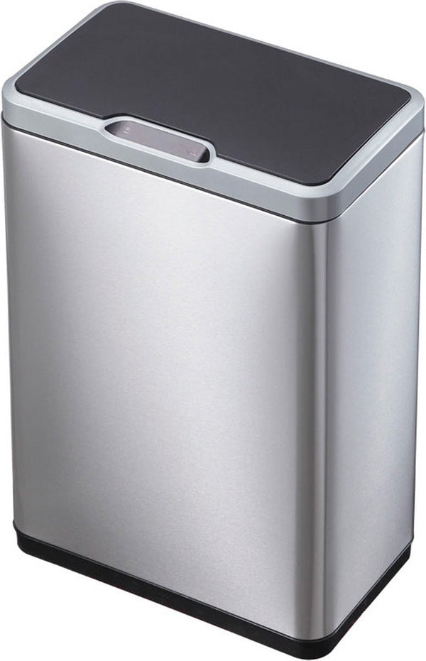Eko sensorprullenbak 31707157 rvs (roestvrij staal) zilver