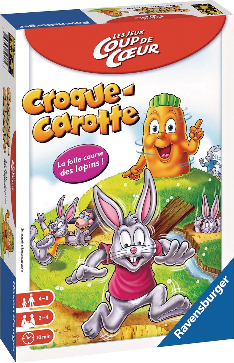 Ravensburger croque carotte 'coup de cœur' bordspel gokken