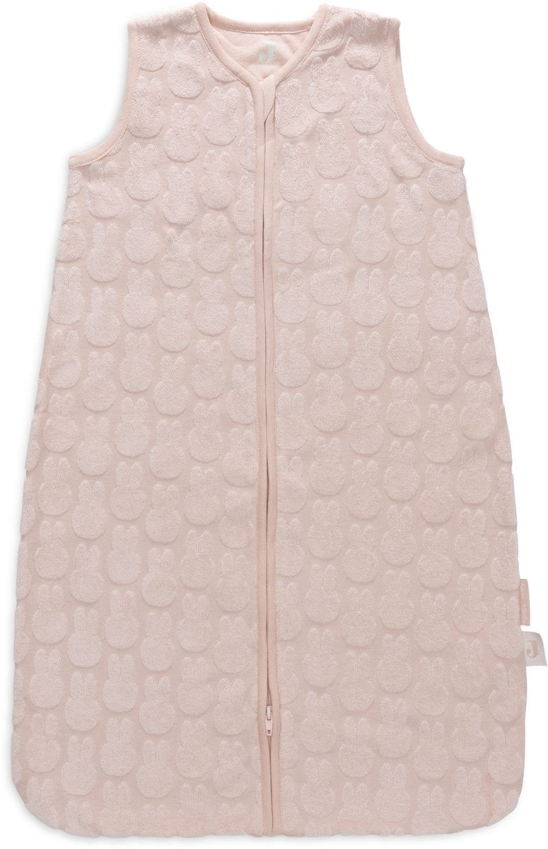 Jollein x nijntje - baby slaapzak zomer jersey 110cm - miffy jacquard terry wild rose - zomerslaapzak