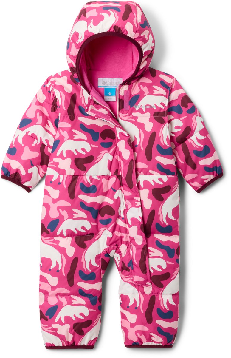 Columbia snuggly bunny™ ii bunting unisex skipak - pink ice uniflauge, satin pink