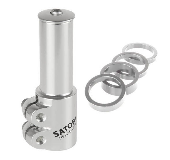 Stuurpenverlenger Satori 1-1 8 - zilver