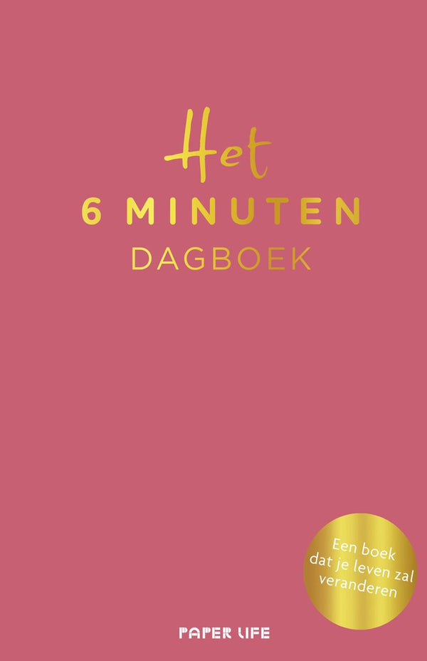 Het 6 minuten dagboek - roze
