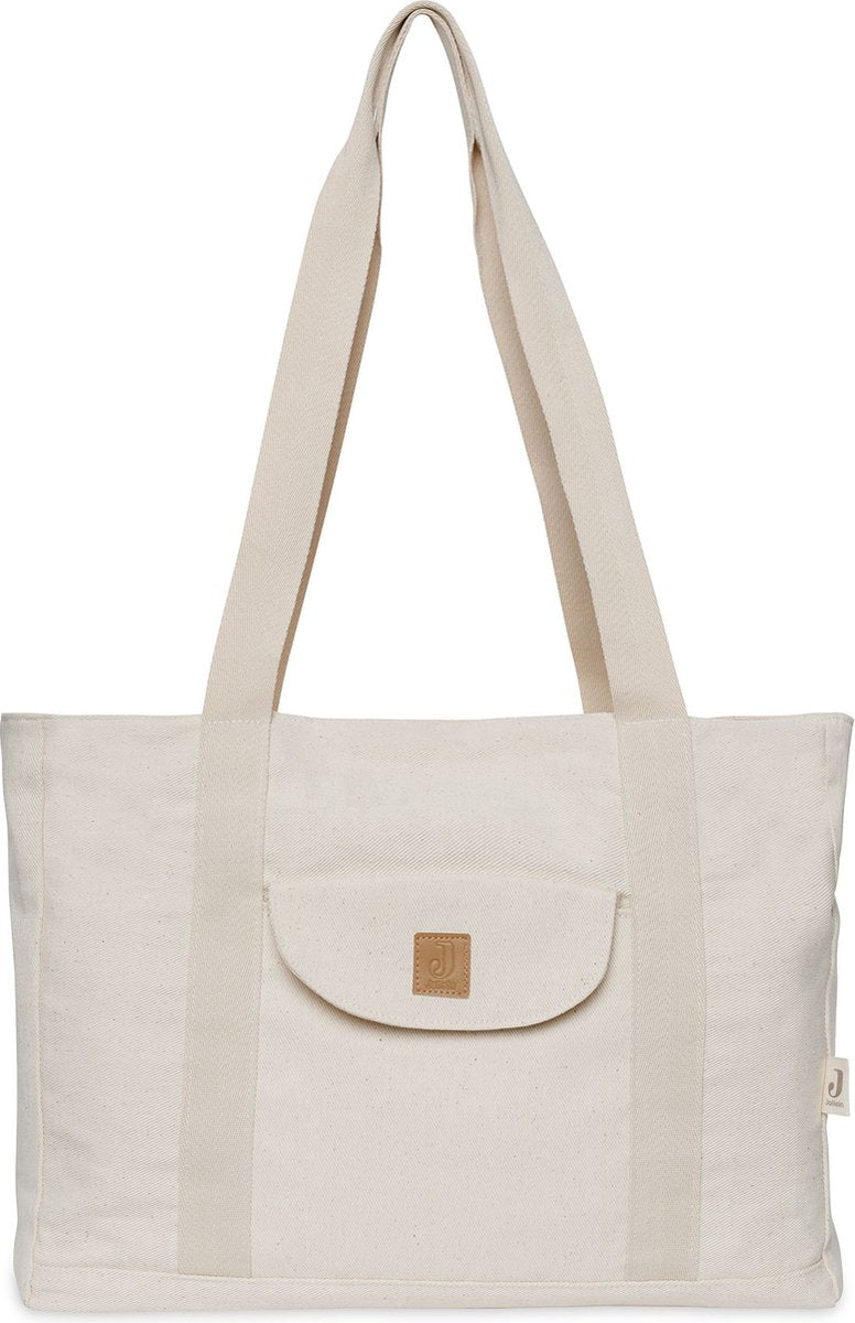 Jollein luiertas shopper twill - natural