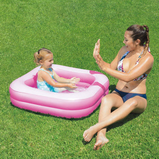 Zomergolven babyzwembad roze 86x86x25 cm