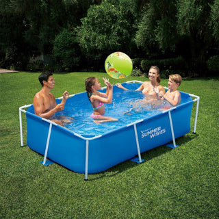 Zomer golven zwembad klein frame 260 x 160 x 66 cm