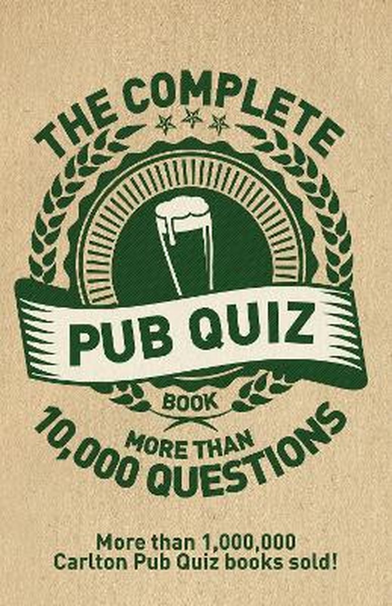 Pub quiz book biggest ever 2