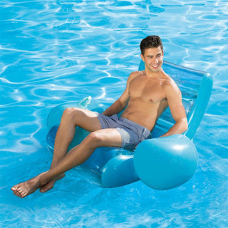 Zomergolven opblaasbare stoel schommellounge teal