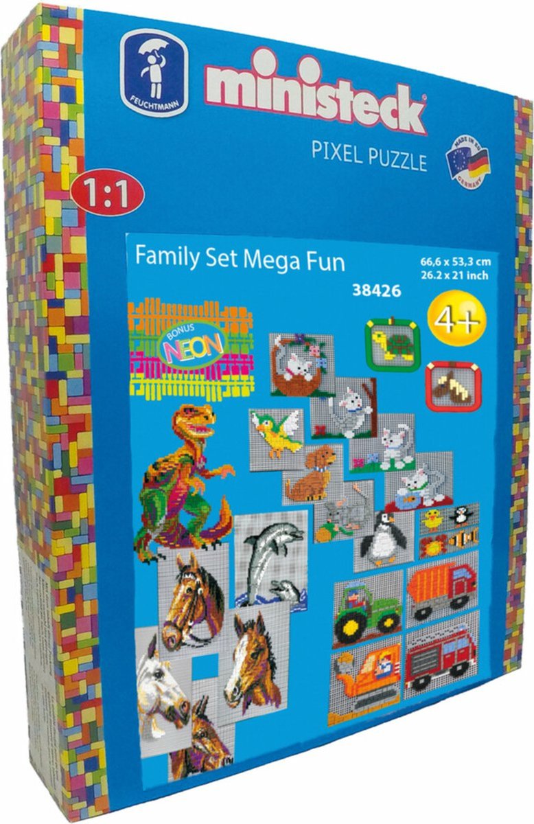 Ministeck familieset mega fun - xxl doos, 4000st.