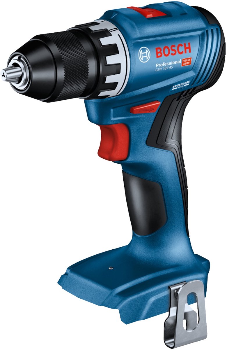 Bosch professional gsr 18v-45 accu schroefboormachine 18v basic body - 06019k3200