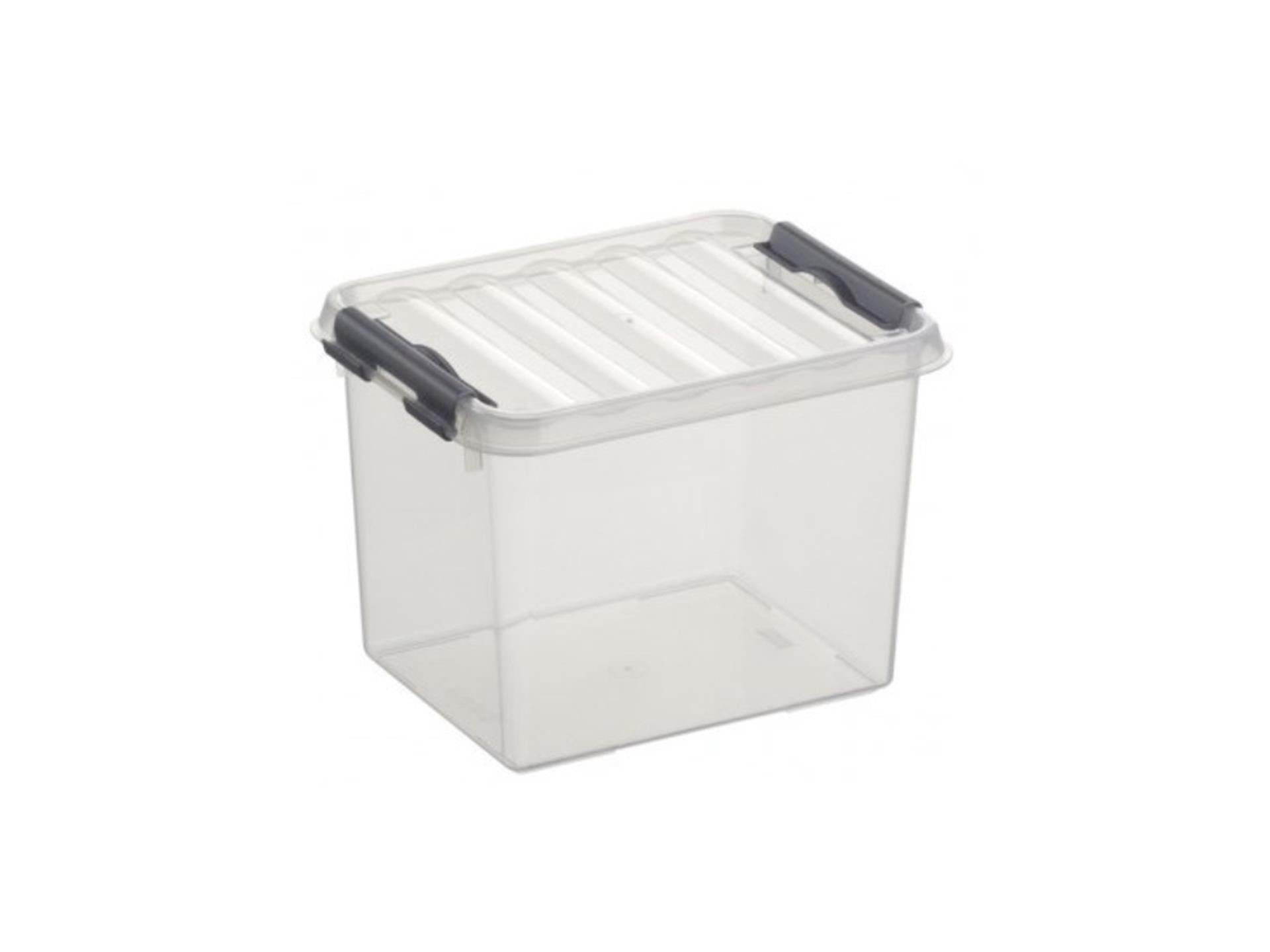 Sunware q-line opbergbox 3 liter transparant 20x15x14cm