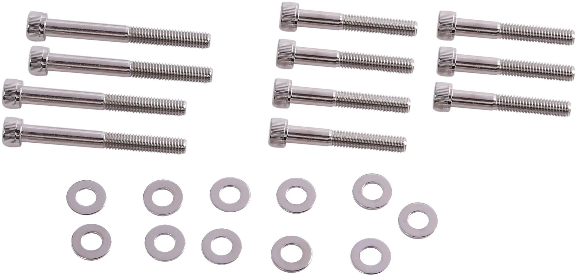 Tnt motordeckelschraubensatz screw set engine cover peugeot 50 chrome