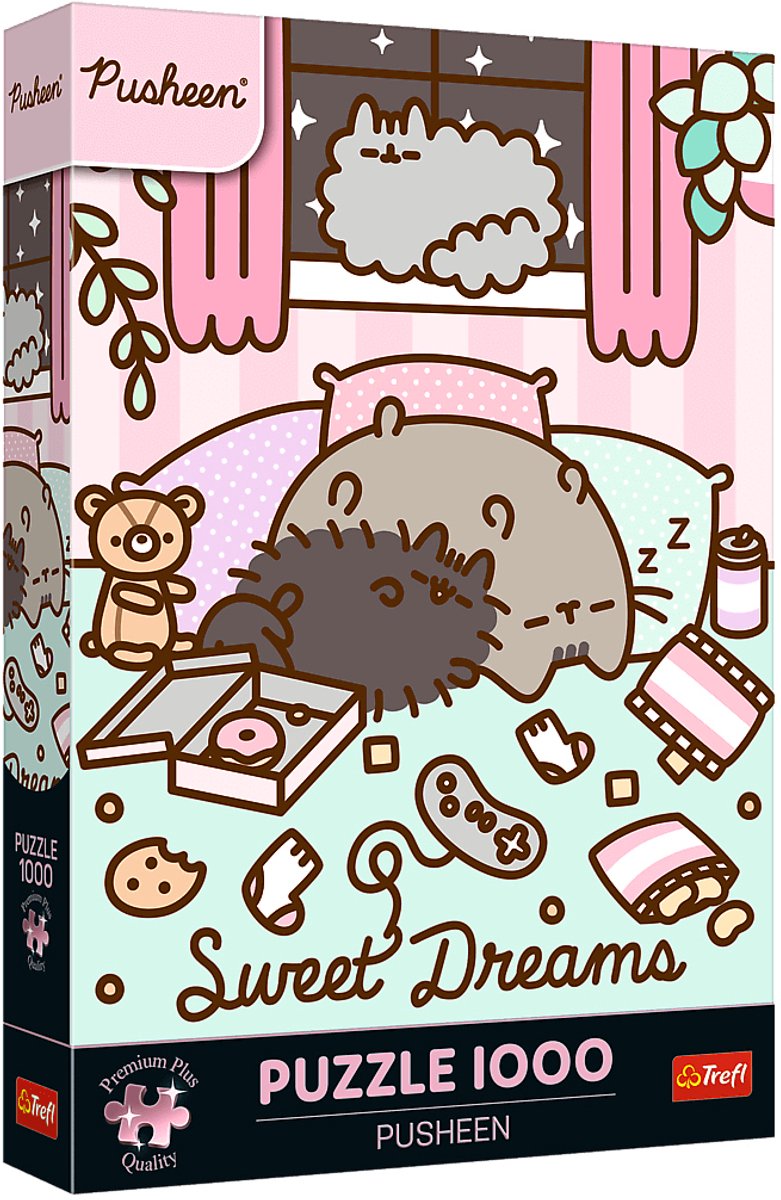 Trefl premium plus quality pusheen 1000, 1000 stuk(s), kunst