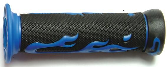 Vparts rubber handvat flamme pr. retaining loops blue tnt flame decor, 623az