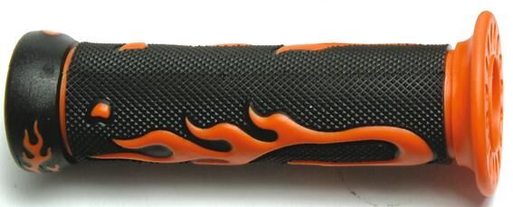 Vparts rubber handvat flamme pr. retaining loops orang tnt flame decor, 623nj