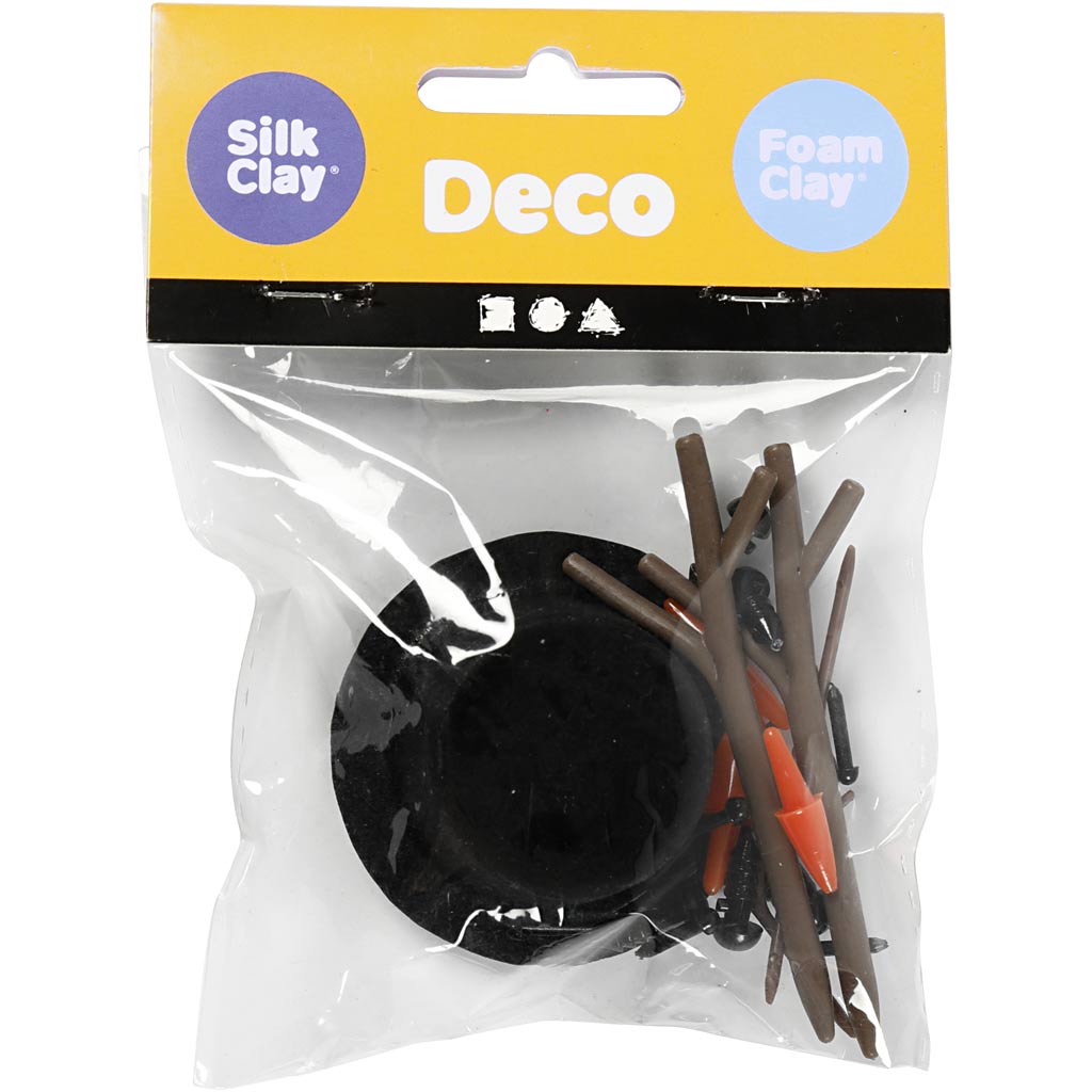 Creatief bedrijf hoeden, neuzen en takken voor klei accessoires set