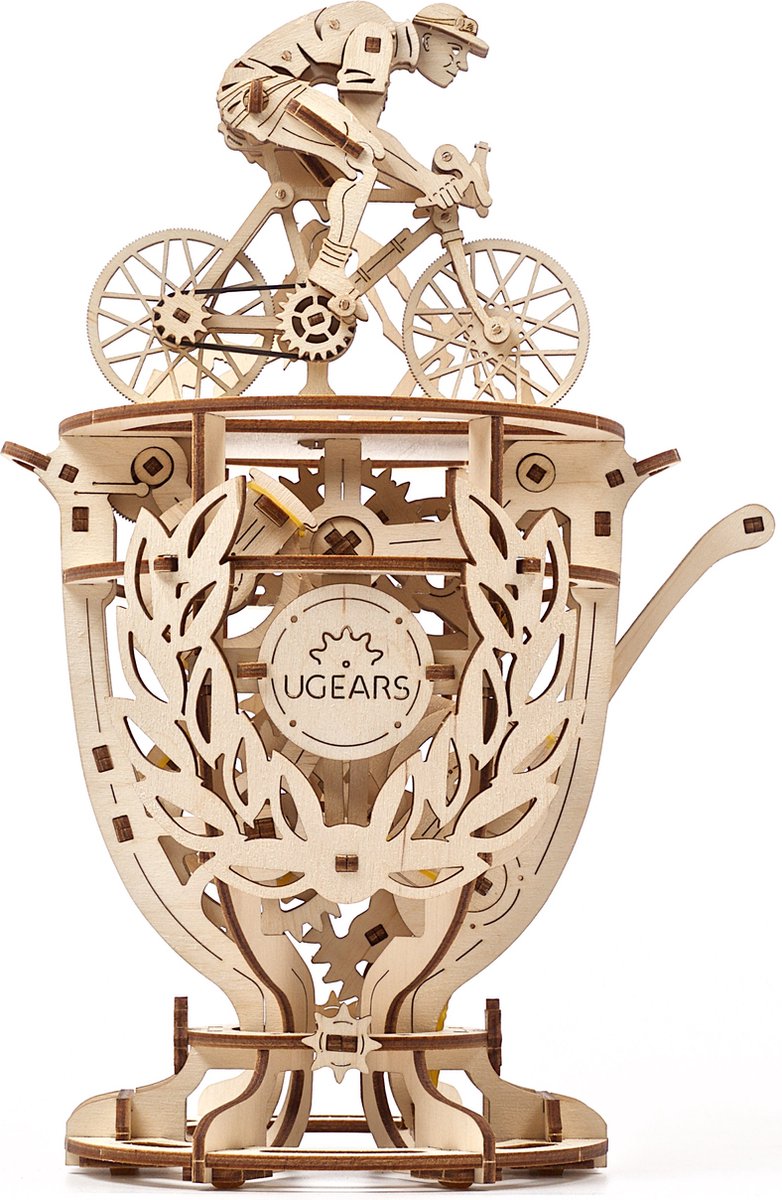 Ugears houten 3d model - fietser
