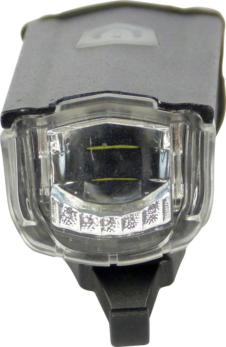 Dresco koplamp fiets - led- fietsverlichting - oplaadbaar - usb - zwart
