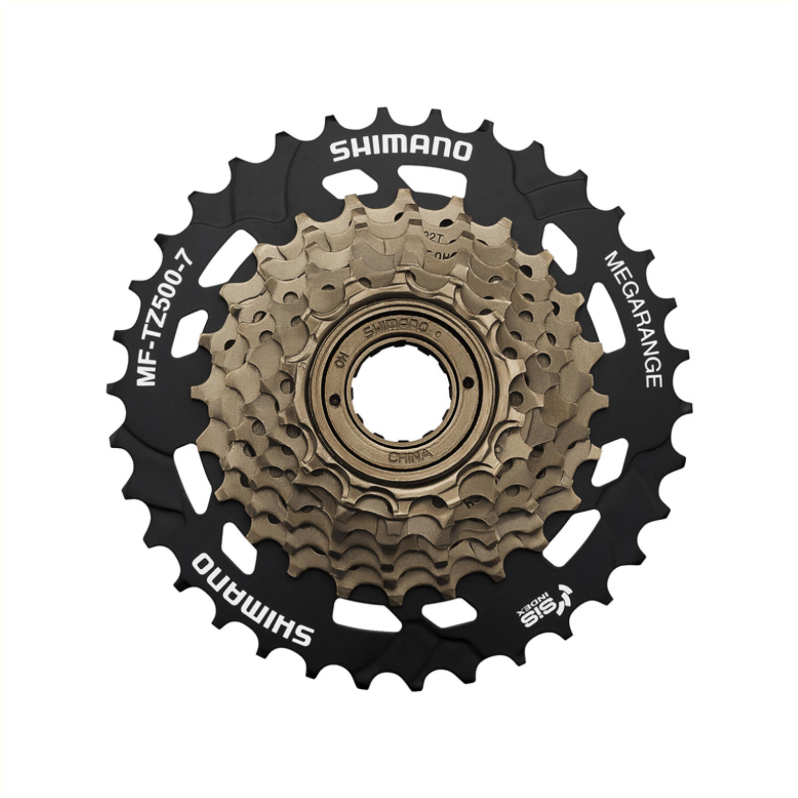 Shimano vrijloop 7-speed 14-34t mf-tz500 (opschroef)