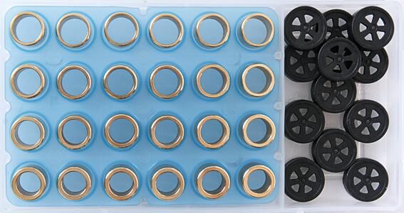 Polini rollenset roller core set 16x13 mm 4.5-5-5.5-6 gr.