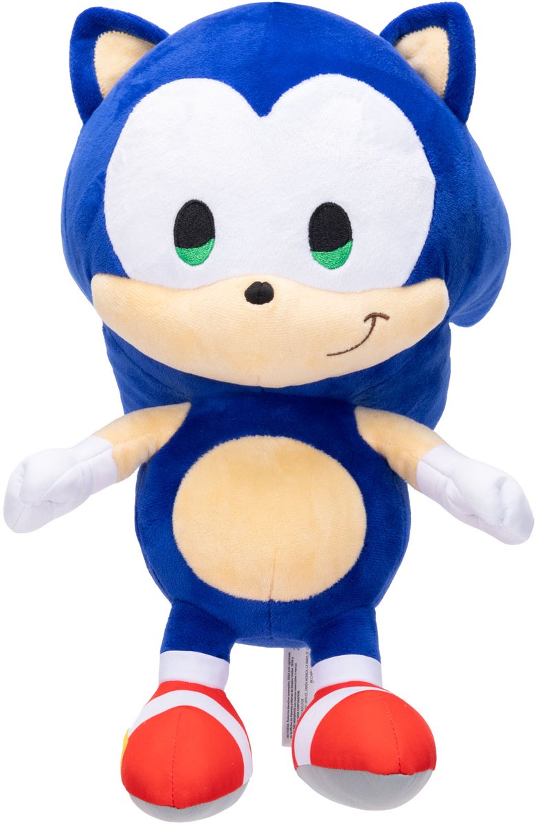 Jakks sonic - sonic pluche figuur van 36 cm