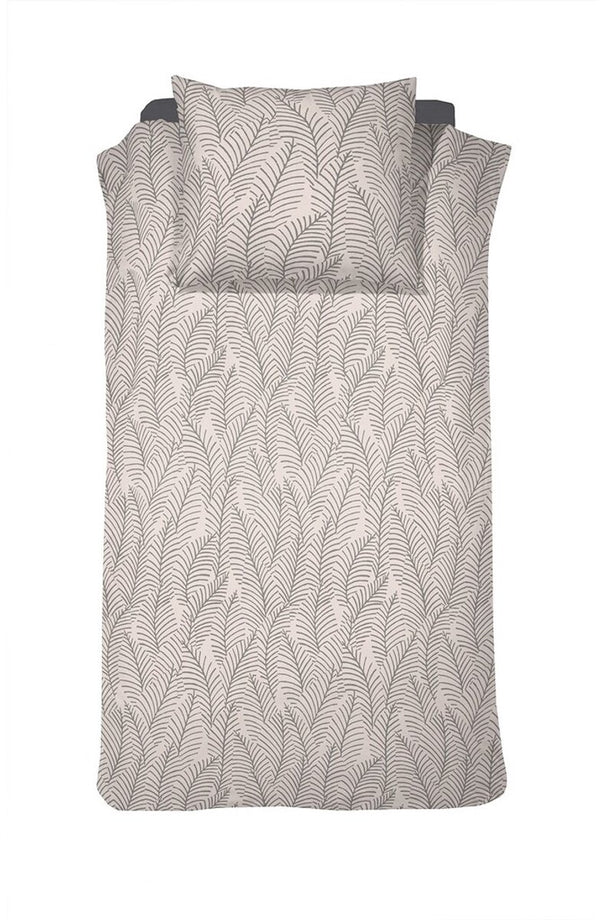 Damai bellezza - dekbedovertrek - satijn - 140x200 220 cm - cream + 1 kussensloop 60x70