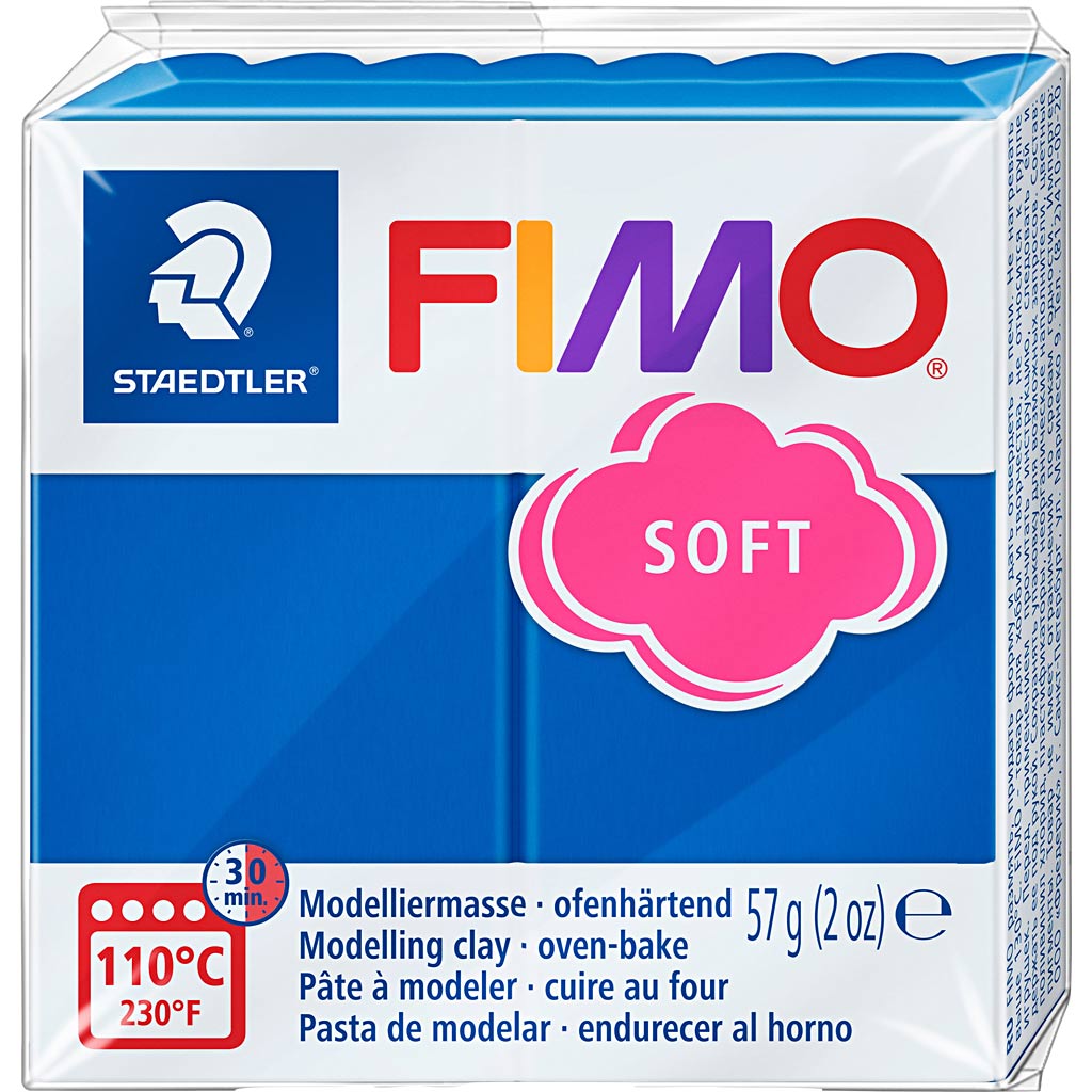 Fimo® soft, pacific blå, 57 gr 1 doos